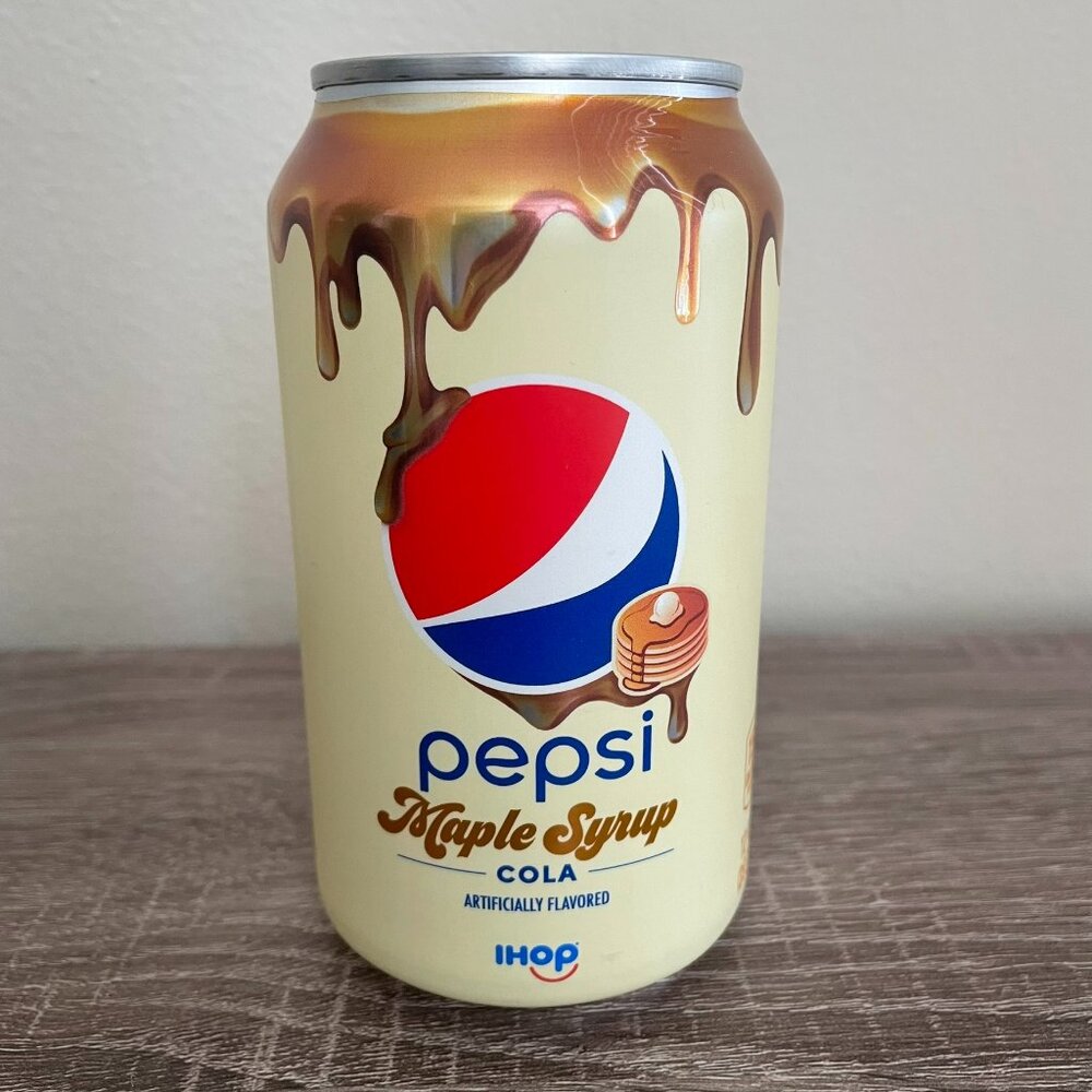 PEPSI IHOP Maple Syrup Cola - Limited Edition - One (1) Can Unopened Collab